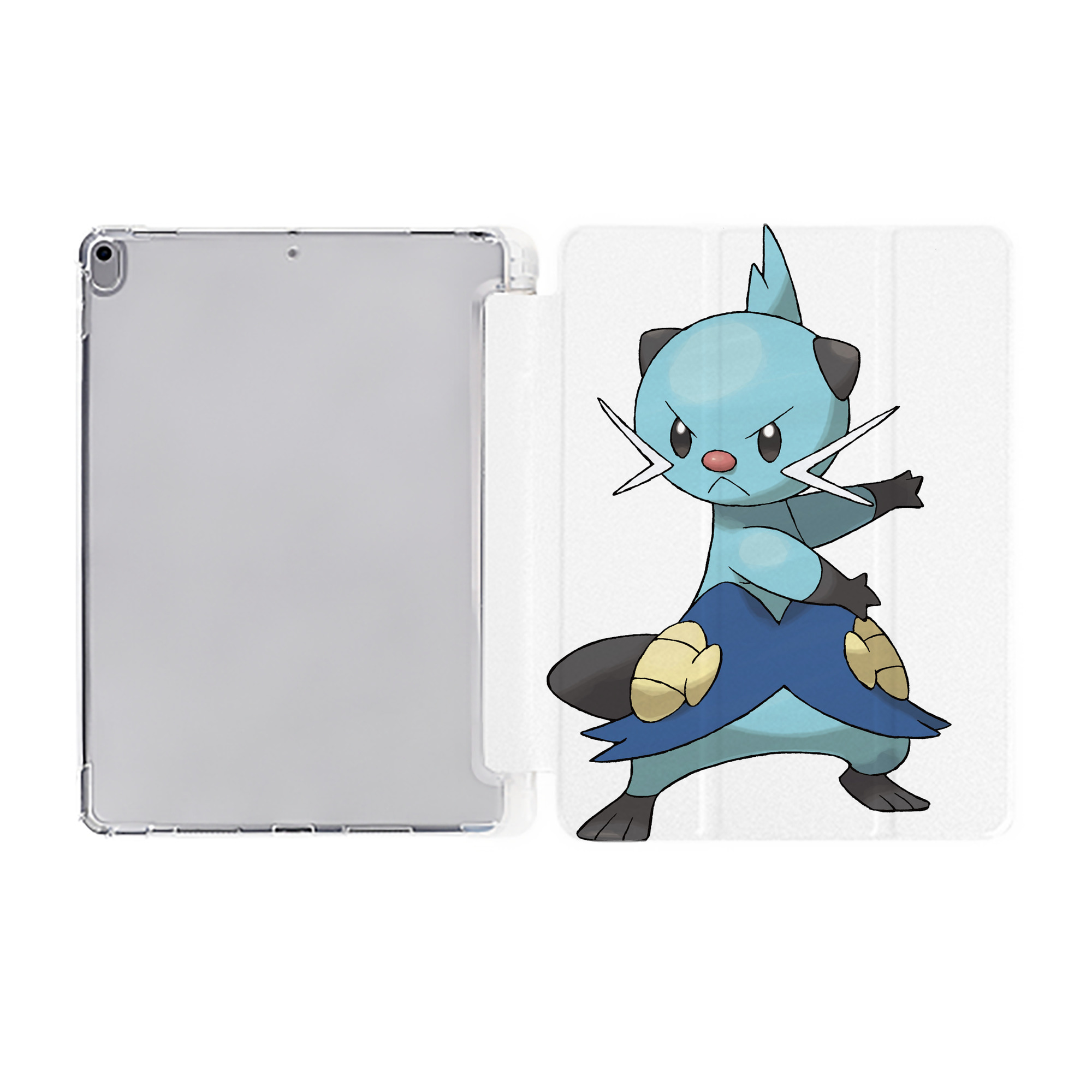 （画像用） ポケットモンスター Pokémon IPad ケース ペン収納付き 三つ折りスタンド PUレザー×シリコン 対応機種9.5/10.5/10.9インチ